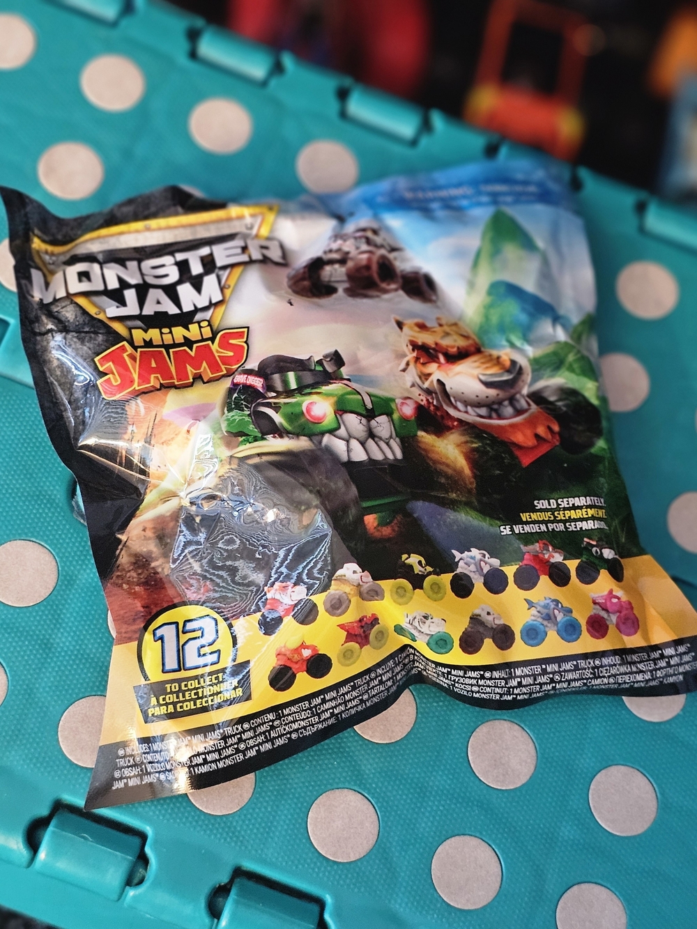 Monster Jam Mini Jams Series 21 Rare Chase Sparkle Smash Monster Truck 1:87